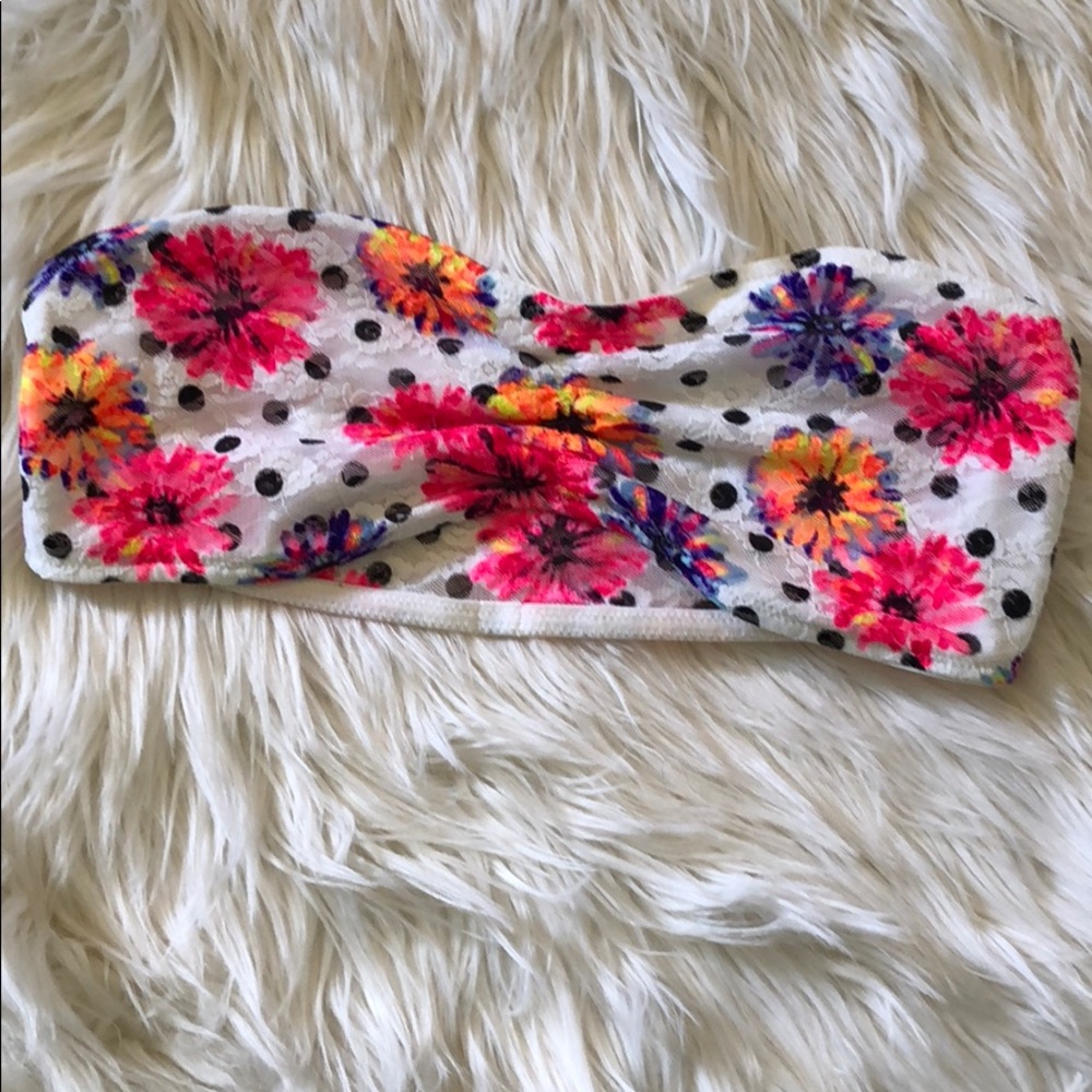 Pink Victoria’s secret lace bandeau sz S - Picture 1 of 4